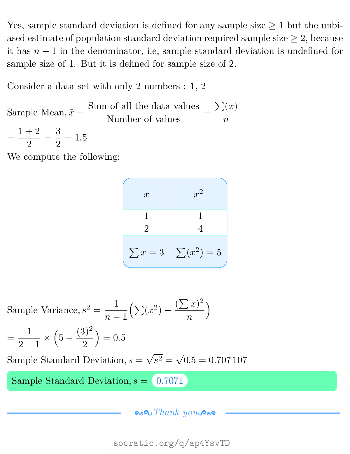 can-you-determine-a-standard-deviation-from-just-two-or-three-numbers